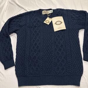 NWT ARAN Sweater Market Marino Wool Sweater
